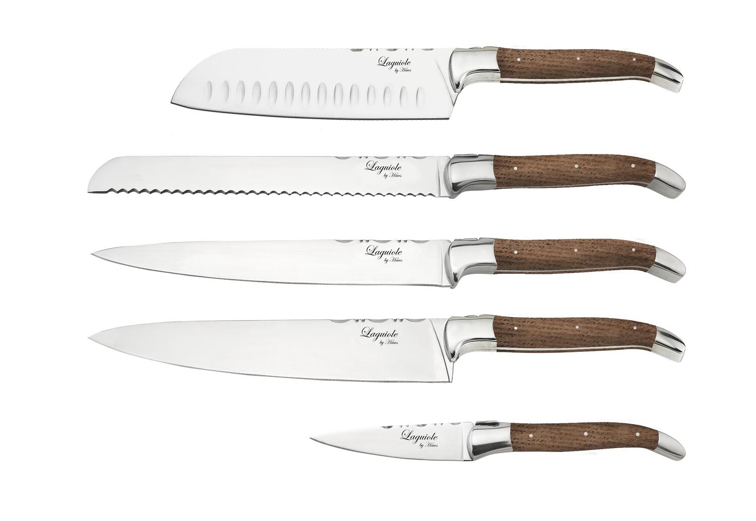 Chef knivsæt, Oak - 5 stk